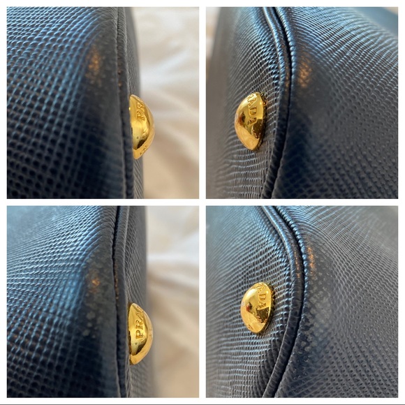 PRADA Navy Blue Saffiano leather bag - Picture 10 of 14